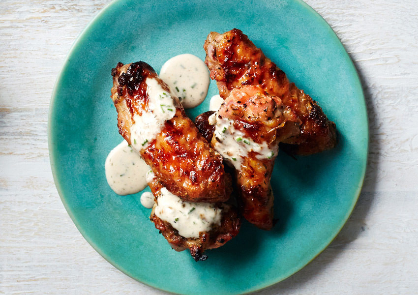Ranch-Chipotle Chicken Wings