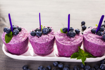 Creamy Blueberry-Acai Ice Pops