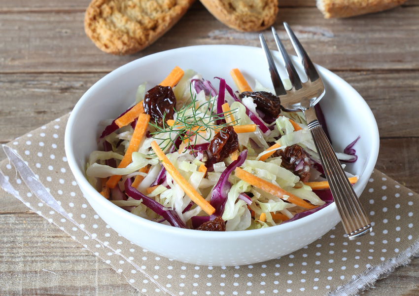 Red, White and Blueberry Coleslaw